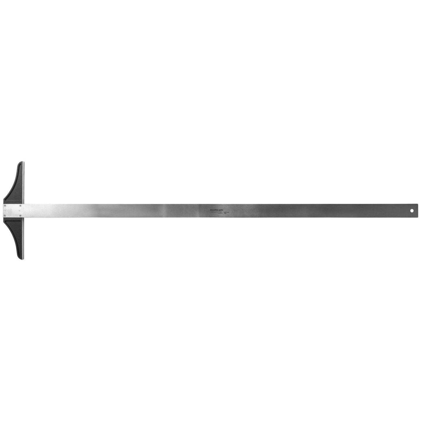 Pacific Arc, 18 To 48 Inch T Square, Traditional Stainless Steel Plain