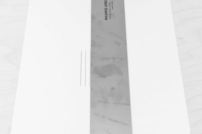 Pacific Arc, T-Square: stainless steel blade, 2" wide, plain, .080"
