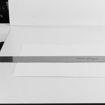 Pacific Arc, 18 To 48 Inch T Square, Traditional Stainless Steel Plain