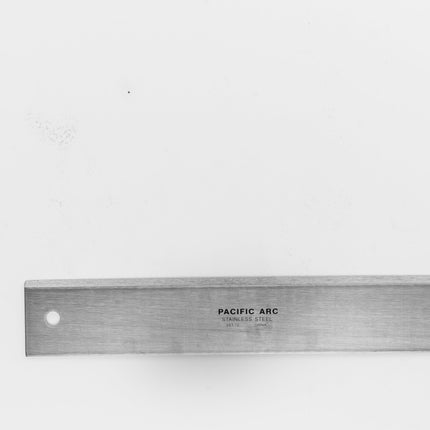 Pacific Arc, 12 To 72 Inch Straight Edge Stainless Steel 0.09" Thick Steel, Heavy Duty