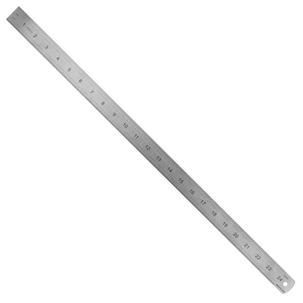 Pacific Arc, Stainless Steel Ruler Inch and Metric, with Inch (8th, 16th, 32nd), Metric (mm)