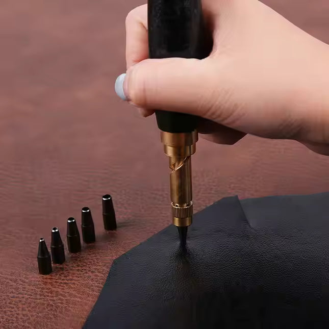 Self Twisting Hole Punch