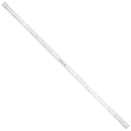 Pacific Arc | Stainless Steel Ruler with Imperial (Inches) and Metric(mm) | Rubber Back or Cork Back