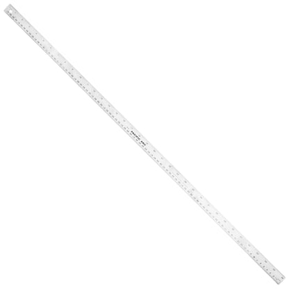 Pacific Arc | Stainless Steel Ruler with Imperial (Inches) and Metric(mm) | Rubber Back or Cork Back