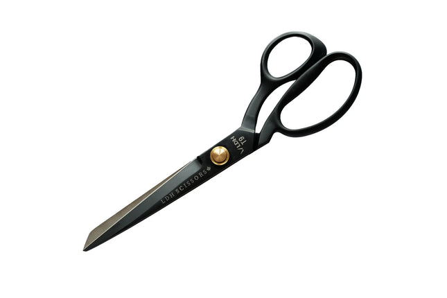 LDH 9.5" Stainless Steel Fabric Shears- Matte Black