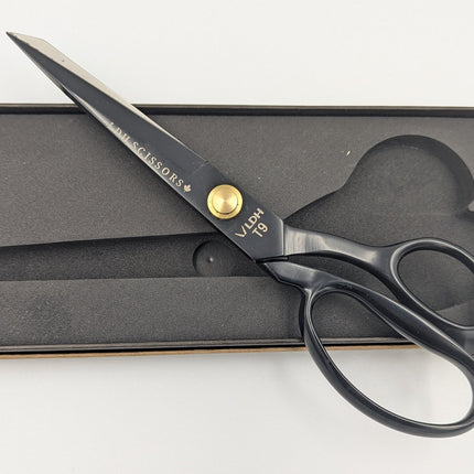 LDH 9.5" Stainless Steel Fabric Shears- Matte Black