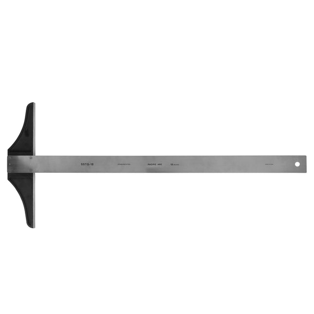Pacific Arc, 18 To 48 Inch T Square, Traditional Stainless Steel Plain