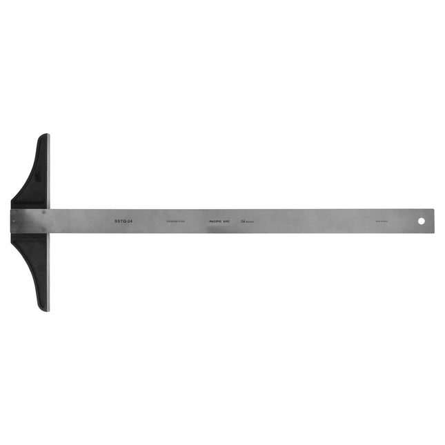 Pacific Arc, 18 To 48 Inch T Square, Traditional Stainless Steel Plain