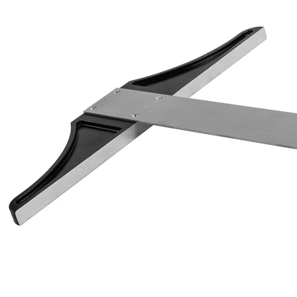 Pacific Arc, 18 To 48 Inch T Square, Traditional Stainless Steel Plain