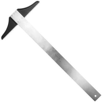 Pacific Arc, T-Square: stainless steel blade, 2" wide, plain, .080"