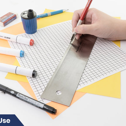 Pacific Arc, 12 To 72 Inch Straight Edge Stainless Steel 0.09" Thick Steel, Heavy Duty