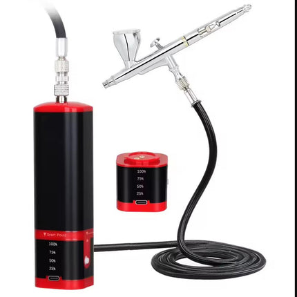 Double Action Airbrush Kit-TM90 +116 With Compressor