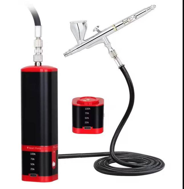 Double Action Airbrush Kit-TM90 +116 With Compressor