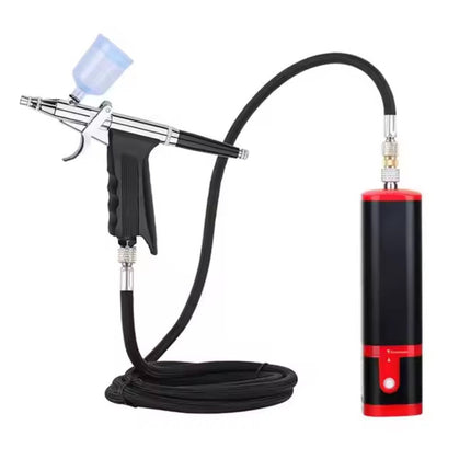 Airbrush Kit -Single Action with included Handheld Compressor