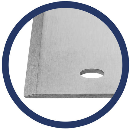 Pacific Arc, 12 To 72 Inch Straight Edge Stainless Steel 0.09" Thick Steel, Heavy Duty